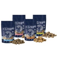 ICEPAW Snack Set - Mit Lachs, Hummer, Hering, Garnele (4...